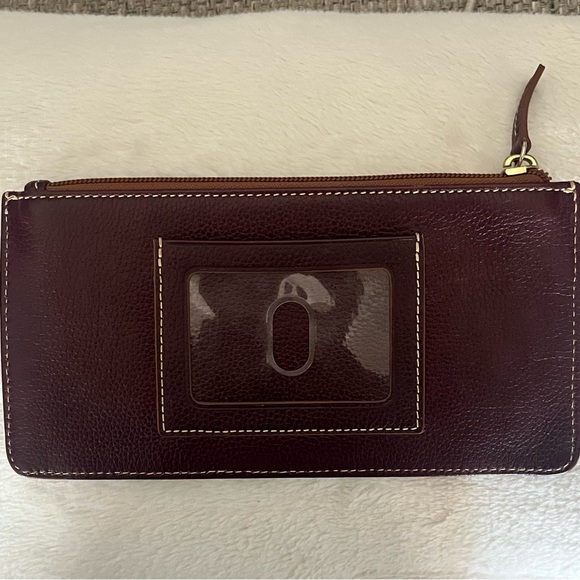 Dooney & Bourke Leather Zip Pouch - Picture 7 of 11